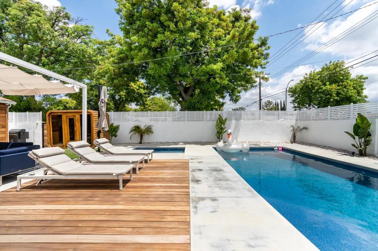 New Luxury Entertaining House With Pool Spa Sauna Tesla Charger Pets Los Angeles Ngoại thất bức ảnh