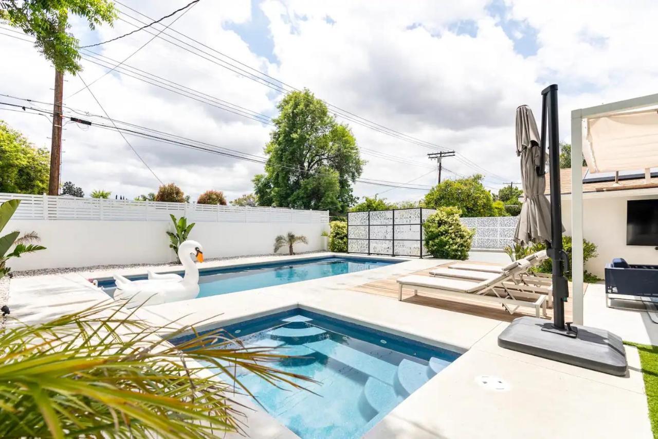 New Luxury Entertaining House With Pool Spa Sauna Tesla Charger Pets Los Angeles Ngoại thất bức ảnh
